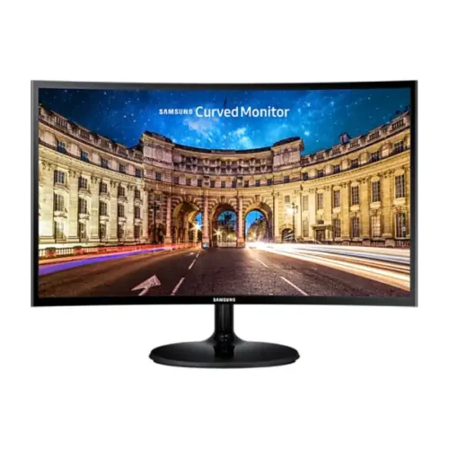 Samsung 24-inch Essential Curved Monitor - LC24F390FHMXZN, in front side