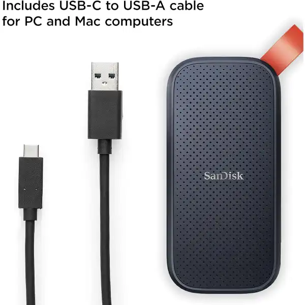 SanDisk Portable SSD 1TB 800MB_s SDSSDE30-1TOO-G26 5