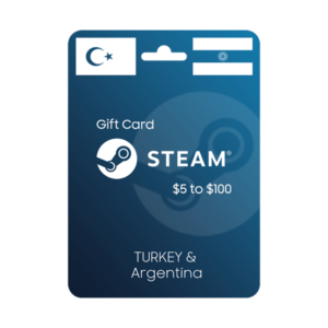 Steam wallet Turkey and Argentina $5 to $100