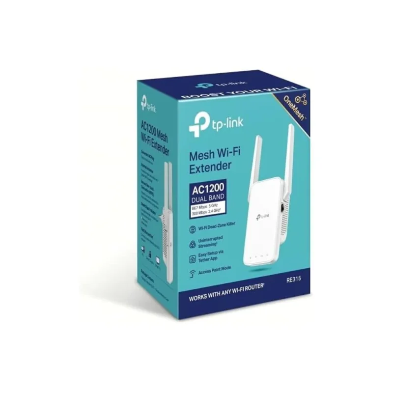 TP-Link RE315 AC1200 Wi-Fi Extender pakage