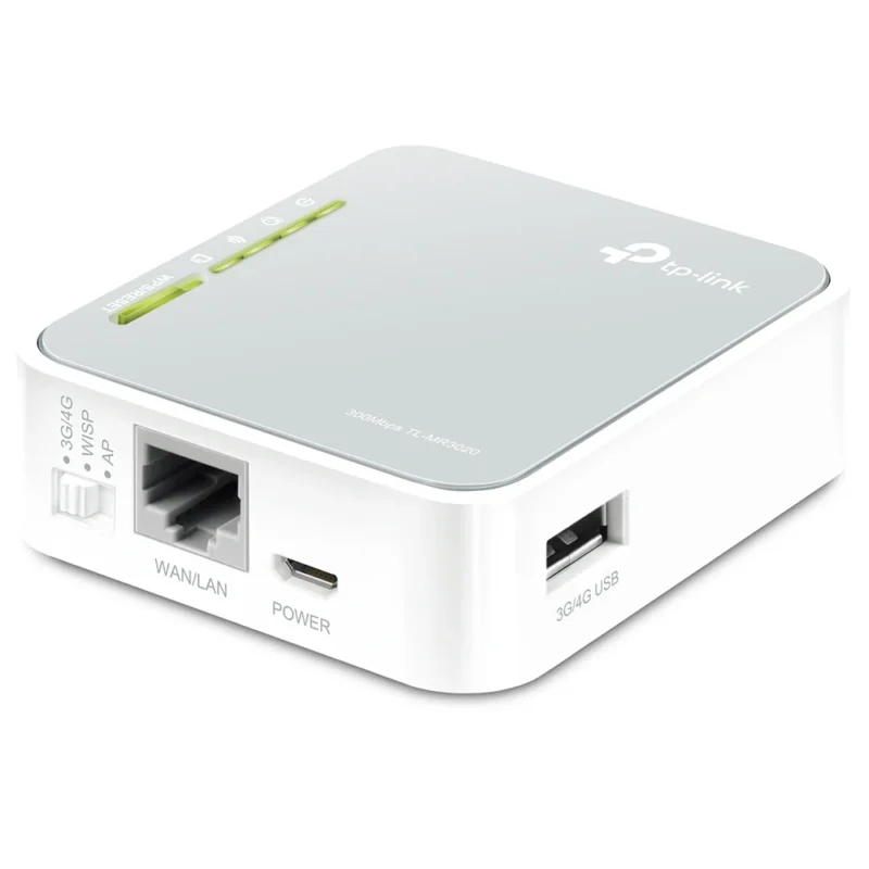 TP-Link TL-MR3020 Portable Router From a bove