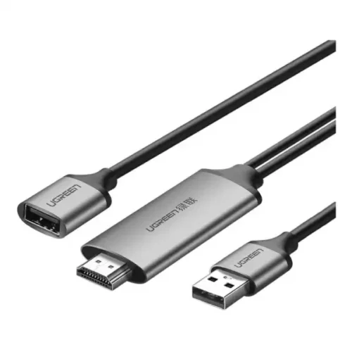 Ugreen HDMI USB to HDMI Digital AV Cable, 50291 - Sliver 1