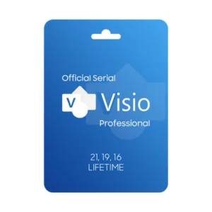 Visio Professional Lifetime Activation Key for 5PC (2021-2019-2016)