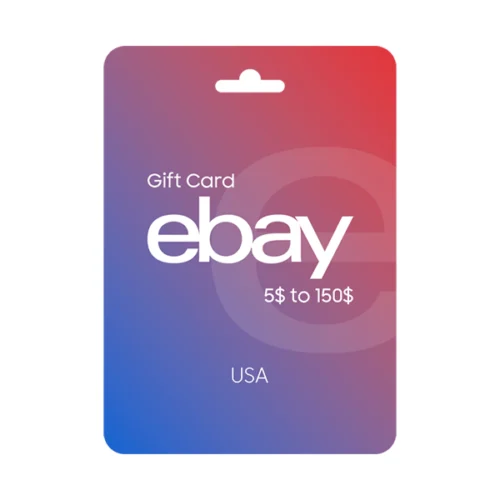 ebay Gift Card – $5 to $150 (USA)