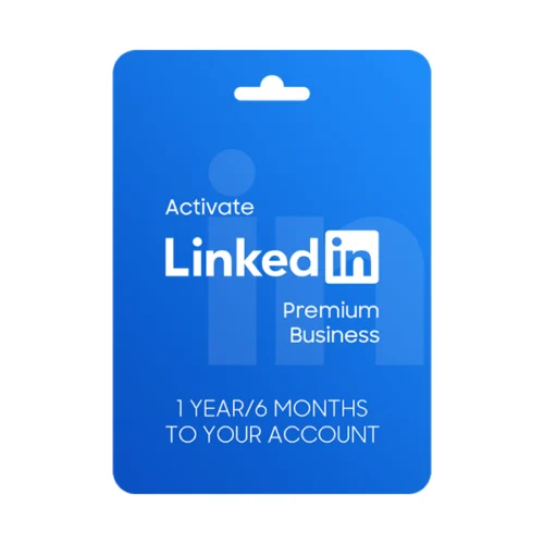 Linkedin Premium Business Activate to your Account for 1 year or 6 months