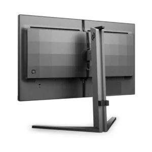 Philips Evnia Gaming Monitor 16 9 IPS Full HD 180Hz SmartContrast LowBlue mode Dark Slate from back with stand