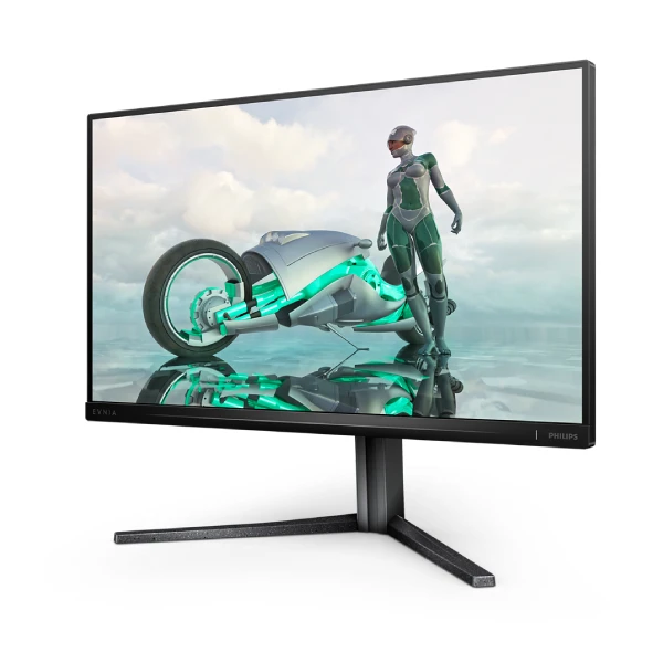 Philips Evnia Gaming Monitor 16 9 IPS Full HD 180Hz SmartContrast LowBlue mode Dark Slate from right side